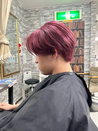 カラー メンズ ハイトーン Arphyのヘアスタイル