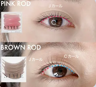 マツエク・マツパ アイブロウ AMOR EYELASHのマツエク・マツパデザイン
