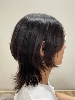 ミディアム ら んのヘアスタイル