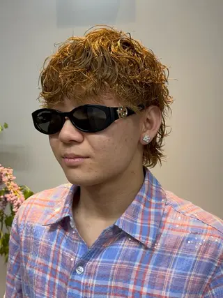 ショート パーマ メンズ ニュアンスパーマ/ 韓国ヘア/natsuのヘアスタイル