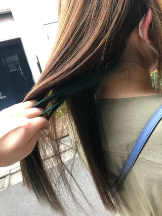 ロング カラー pep natsumiのヘアスタイル