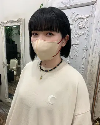 ショート カラー ボブ/顔まわりカット 💫大澤奈緒美のヘアスタイル