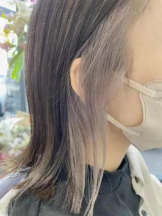 ミディアム カラー 💎韓国カラー Giness坂下巧のヘアスタイル
