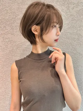 ショート 縮毛矯正✨🫧 レイヤー川村利幸のヘアスタイル