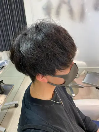 ミディアム メンズ 柳澤 和也のヘアスタイル