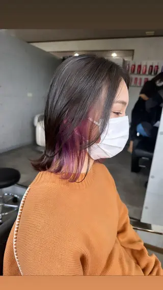 ミディアム REVE美容室 REVEマツエクのヘアスタイル