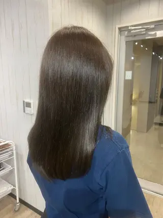 セミロング カラー リト /渋谷/ハイトーンのヘアスタイル