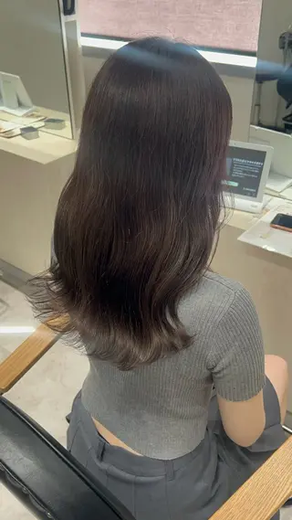 ミディアム カラー ヘアアレンジ ボブ /ニュアンス/ satomi🧸💖のヘアスタイル