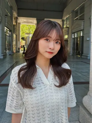 セミロング HIROKI /メンズ/艶カラーのヘアスタイル