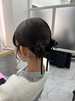 ショート ヘアアレンジ 韓国/アイドルヘア 🎀みづきのヘアスタイル