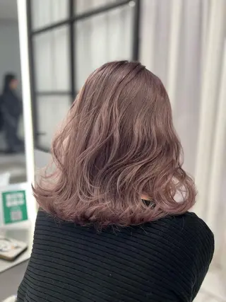 ミディアム カラー 最高級髪質改善🥇 小玉美菜のヘアスタイル