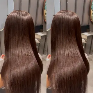 ロング カラー 🐈‍⬛JUMI /透明感カラー/🩶のヘアスタイル