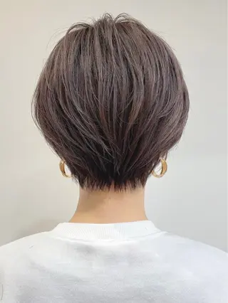 ショート ショート/ 似合わせカットモカのヘアスタイル