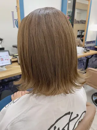 ミディアム カラー 🍒透明感カラー/ 艶カラー/さくら🍒のヘアスタイル