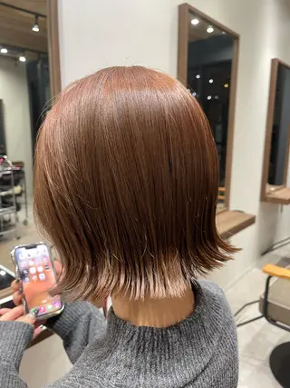 ミディアム 朝5分でキマる艶髪 ／ヤマダのヘアスタイル