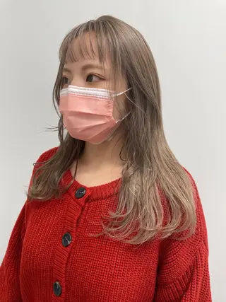 ロング カラー 狩野 羅夢のヘアスタイル
