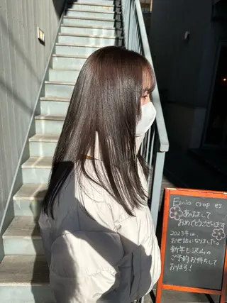 ロング 似合わせレイヤー 海外風レイヤーmioのヘアスタイル