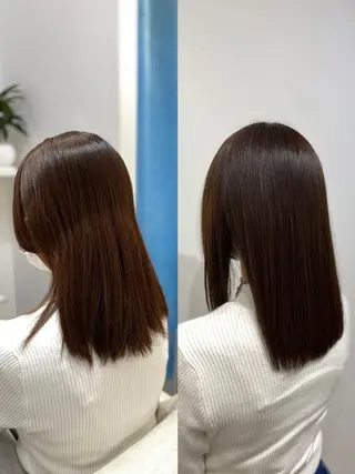 セミロング カラー ✨髪質改善が大好評✨ 美容室lic近藤✨のヘアスタイル
