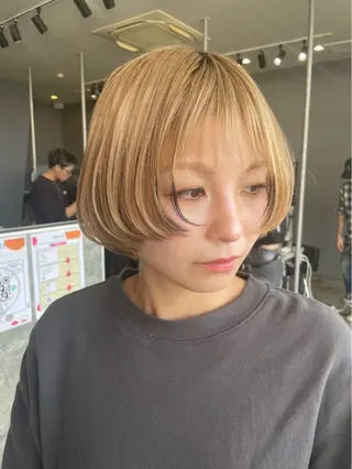 ショート カラー ✂︎GLITTER ✂︎Yuu✂︎のヘアスタイル