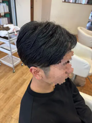 メンズ 對馬 小菜美のヘアスタイル