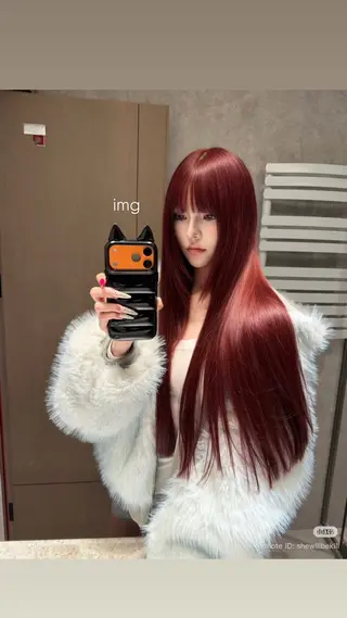 カラー 透明感うる艶カラー 🤍MANAMIのヘアスタイル