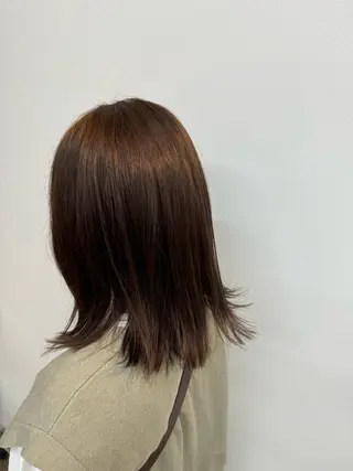 セミロング カラー サイトウ ヒトミ 【メイヘア】のヘアスタイル