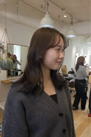 ミディアム カラー じゅわっと暖色カラー 🍊Moemiのヘアスタイル