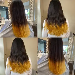 セミロング カラー 梅田中崎町髪質改善 /オキヒロト/エコルのヘアスタイル