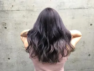 セミロング カラー 韓国ヘア🤍髪質改善 🇰🇷AKANEのヘアスタイル