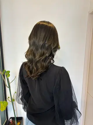 セミロング 原口 圭織のヘアスタイル