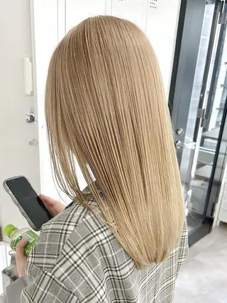 ロング ハイトーン/艶髪 🥀那波のヘアスタイル