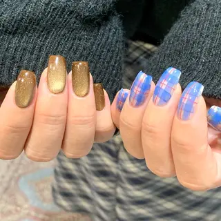 ネイル 0203ムニムサン 💙Sayakaのネイルデザイン