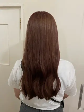 ロング カラー 松井 優佳のヘアスタイル