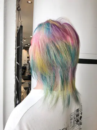 ミディアム カラー welring hair salonのヘアスタイル