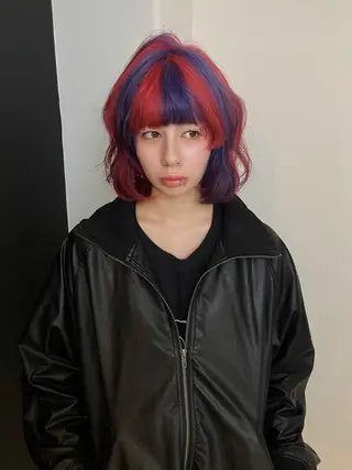 ショート カラー Hanaka🐈⬛ 海外×ニュアンスのヘアスタイル