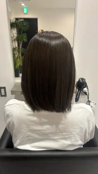 セミロング カラー 🎀透明感× 赤み消し🎀正源のヘアスタイル