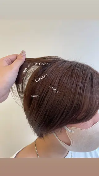 ショート Parve Mix /頓宮 稚愛🤍のヘアスタイル