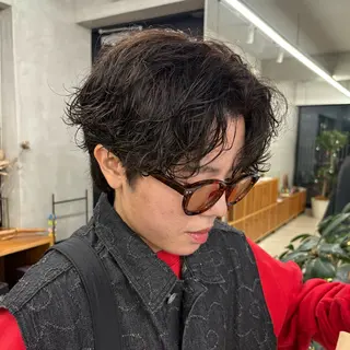 パーマ メンズ 【メンズ特化】 イマダナツミのヘアスタイル