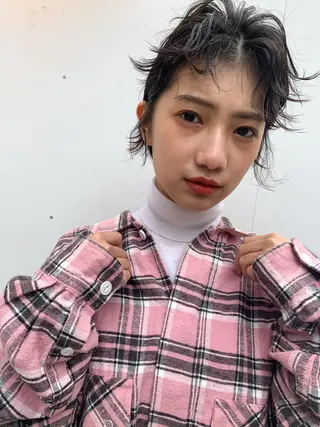 ショート nessヤマサキ リュウタのヘアスタイル