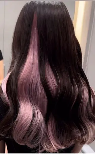 ロング カラー ふわモテ/艶カラー yuki♡♡のヘアスタイル