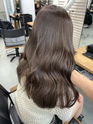 ロング カラー 🧸艶々韓国ヘア 🧁mizunaのヘアスタイル