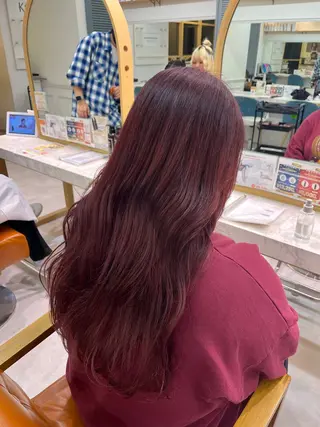 ロング カラー 長島美織 /透明感カラーのヘアスタイル