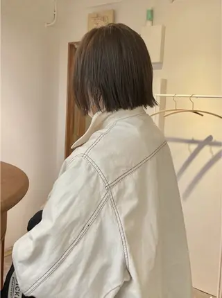 ショート カラー ENIEN MAKE'S 立川所属・立川/艶髪ブラウン カラーYUJIのヘアスタイル