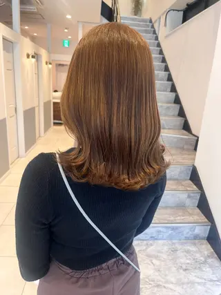 ミディアム カラー 💖韓国風艶髪ヘア 💖EREN🦋のヘアスタイル