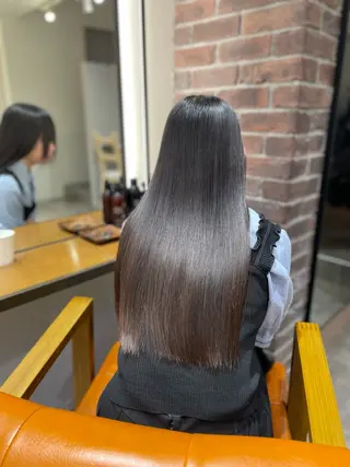 ロング 複雑履歴に対応ブリー チ無しダブルカラーのヘアスタイル