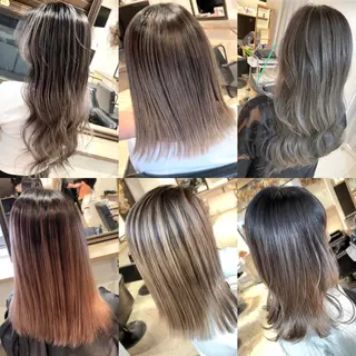 セミロング カラー ギャルの革命児 秀斗のヘアスタイル