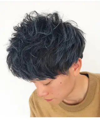 カラー メンズ エヌプランツ 和泉府中のヘアスタイル