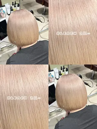 ミディアム ハイトーン🫧艶髪 MAIKAのヘアスタイル