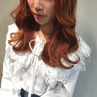 ロング 烏丸韓国ヘア🇰🇷 ayaka🎀のヘアスタイル