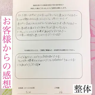 小顔モニター 募集のエステ・リラクイメージ
